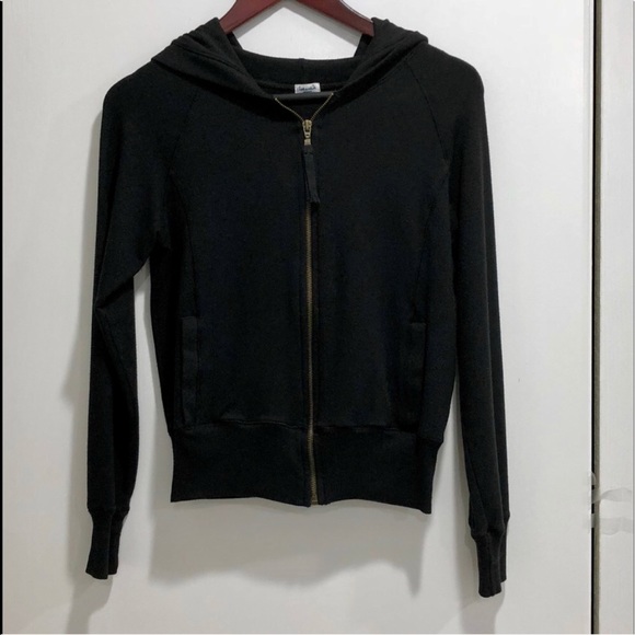 Splendid Jackets & Blazers - Splendid Hoodie. Black.  Pima Cotton. Medium
